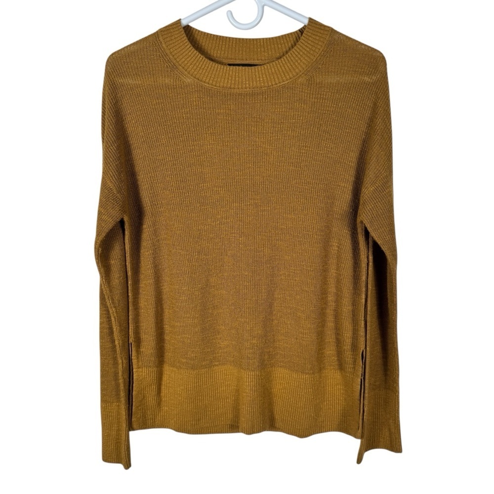 Banana Republic Linen Blend Golden Crew Neck Eco Sweater, Size S
